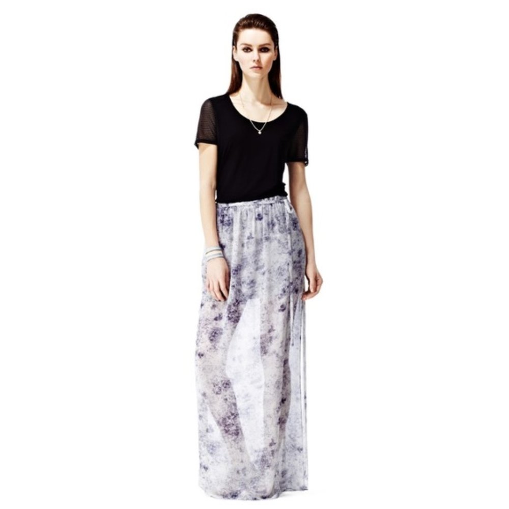 Reiss Sheer "Molly" Maxi Skirt